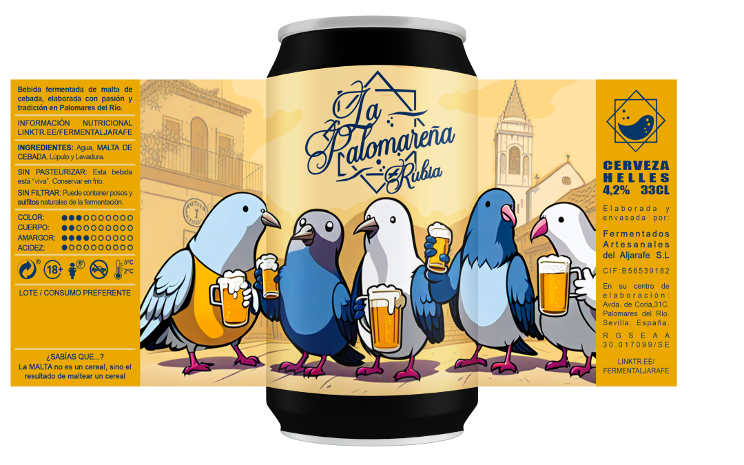 la palomareña rubia lata
