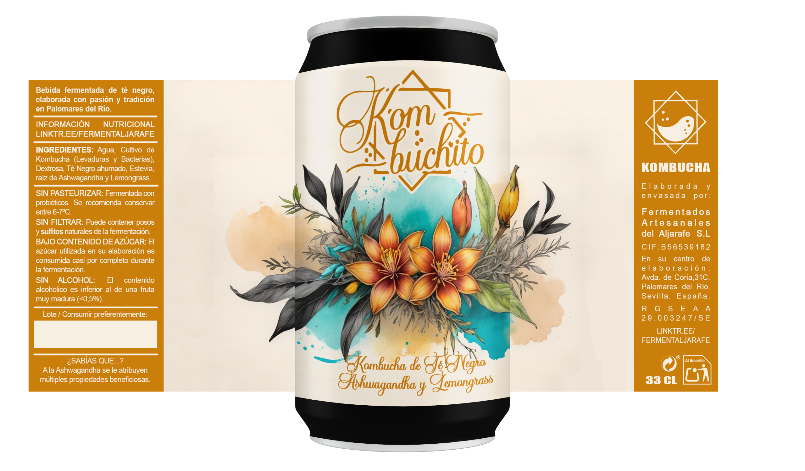 lata de kombucha ashwagandha