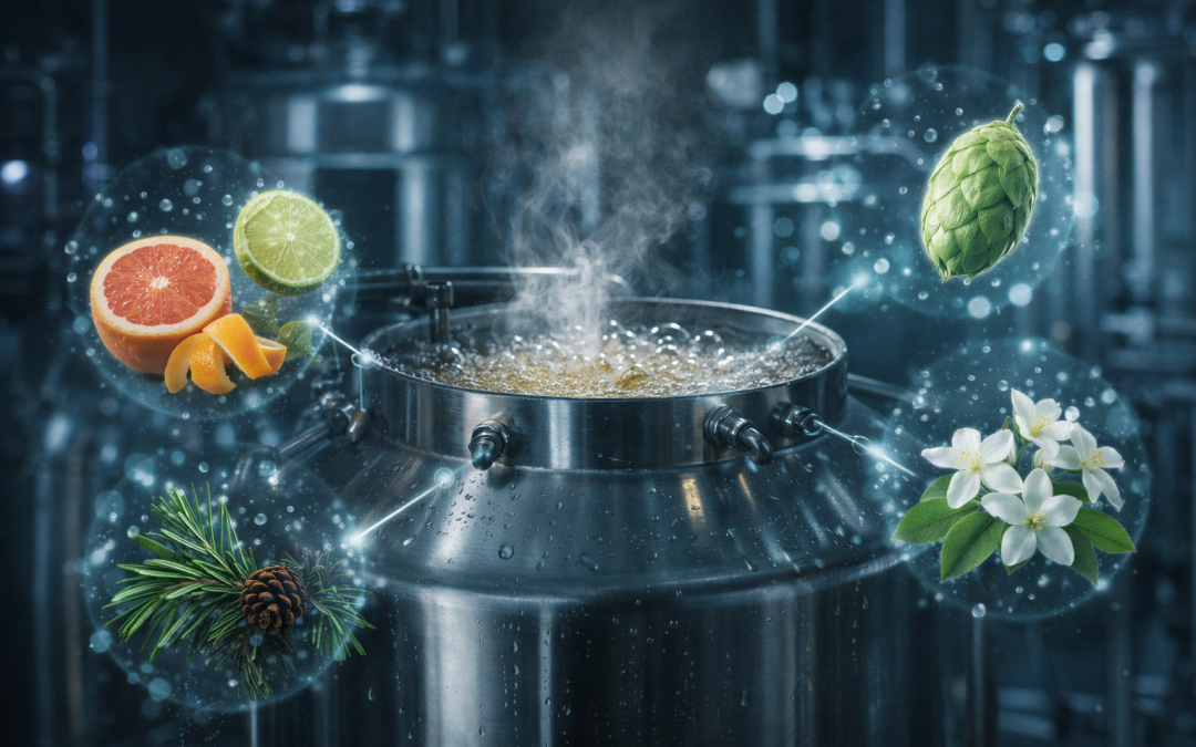 Terpenos en bebidas fermentadas: más aroma, más experiencia