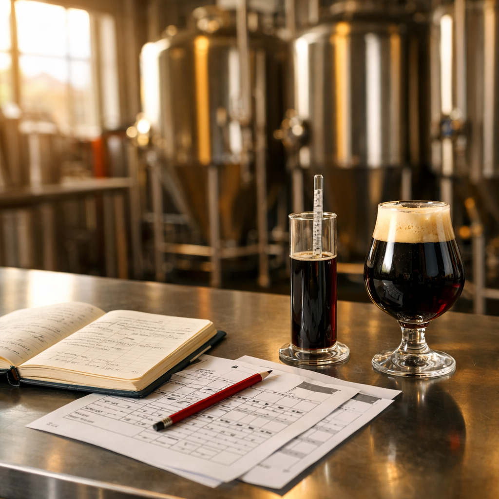 Imagen que muestra la elaboración profesional de una cerveza que ha ganado un concurso homebrew