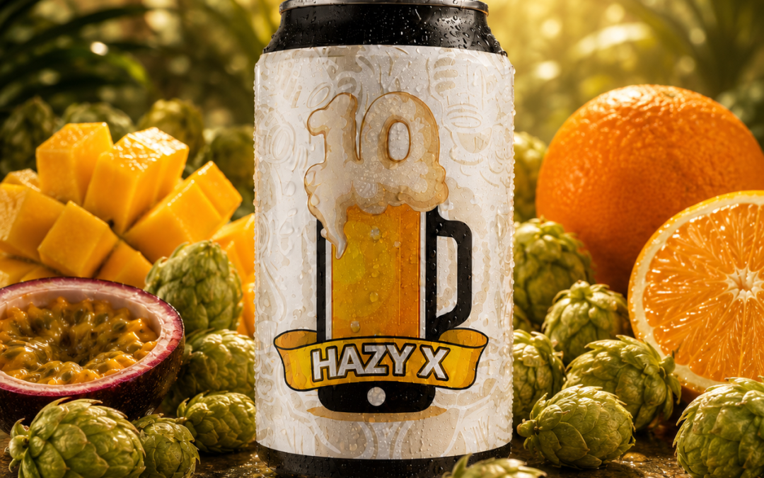 Hazy X: cerveza NEIPA de edición limitada que sabe a celebración