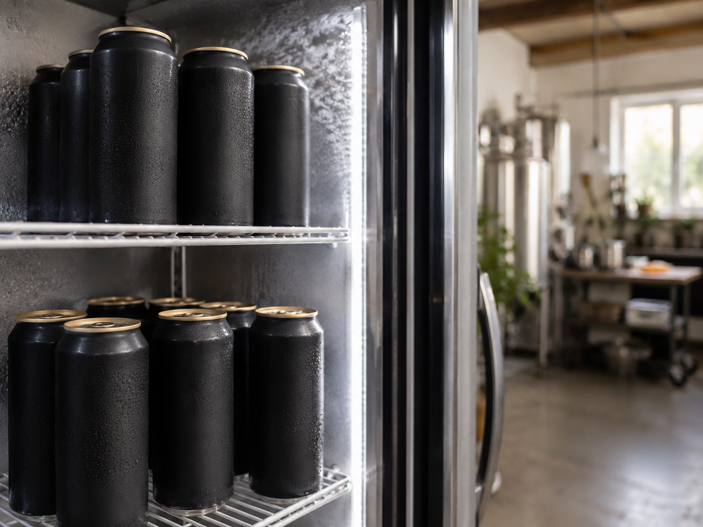 latas de kombucha
