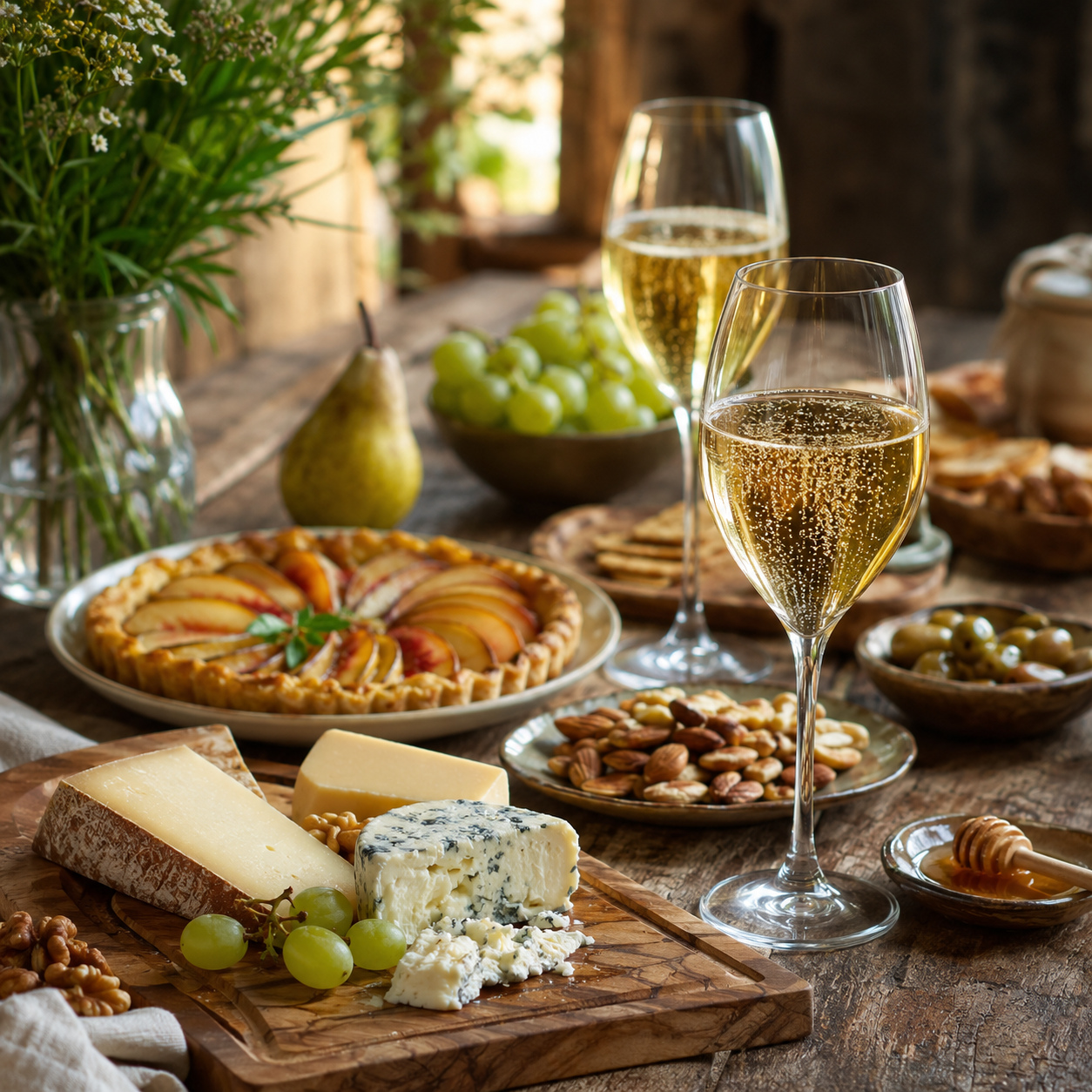 Maridajes con hidromiel: quesos, postres y platos