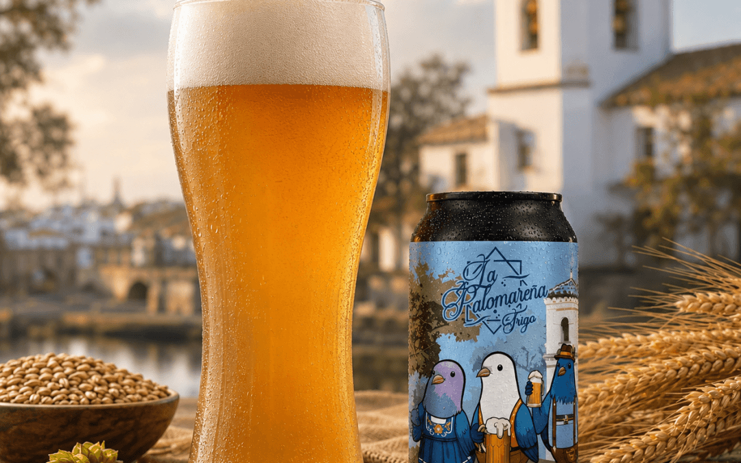 La Palomareña Trigo, cerveza de trigo artesanal del Aljarafe.