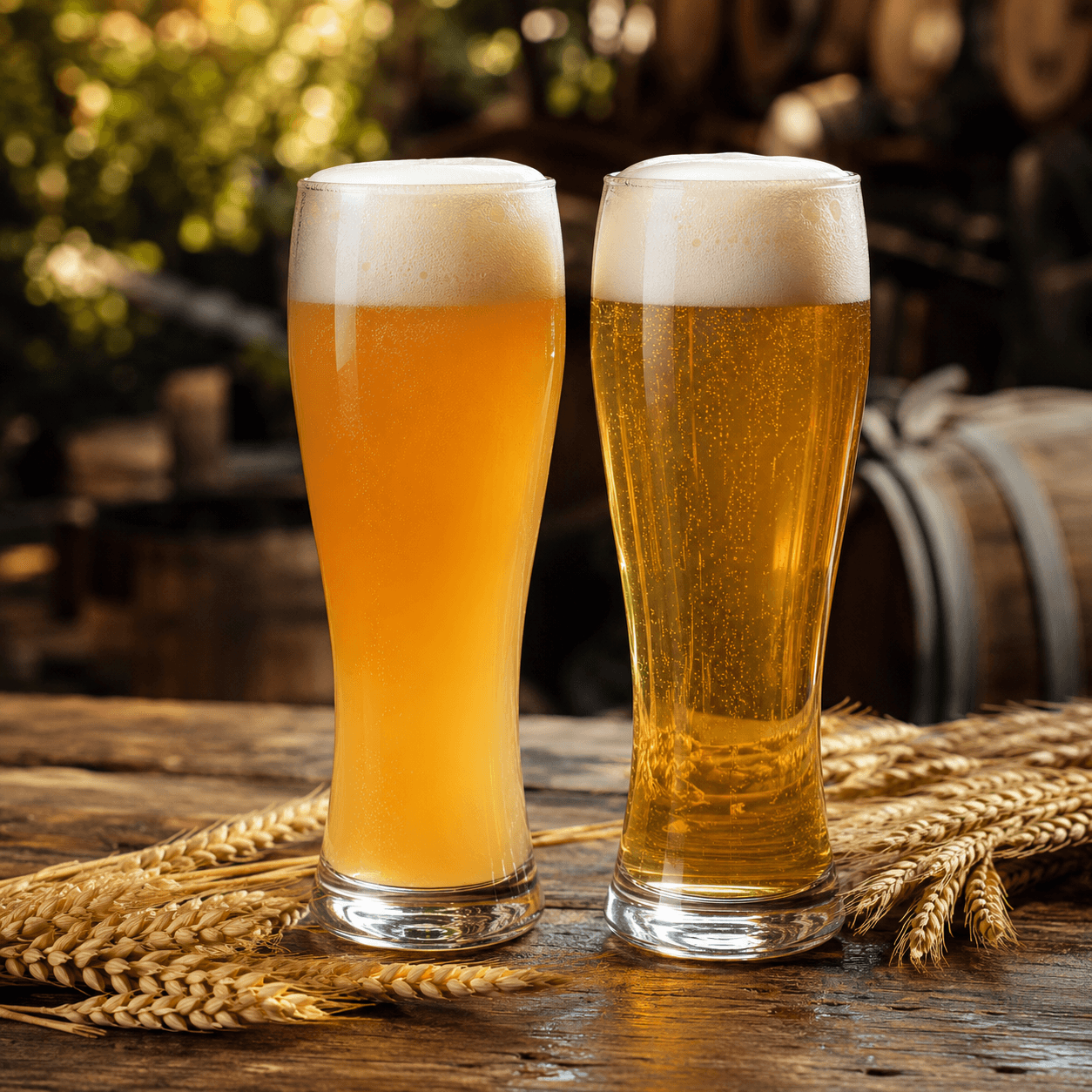 Diferencias entre cerveza de trigo filtrada y sin filtrar.