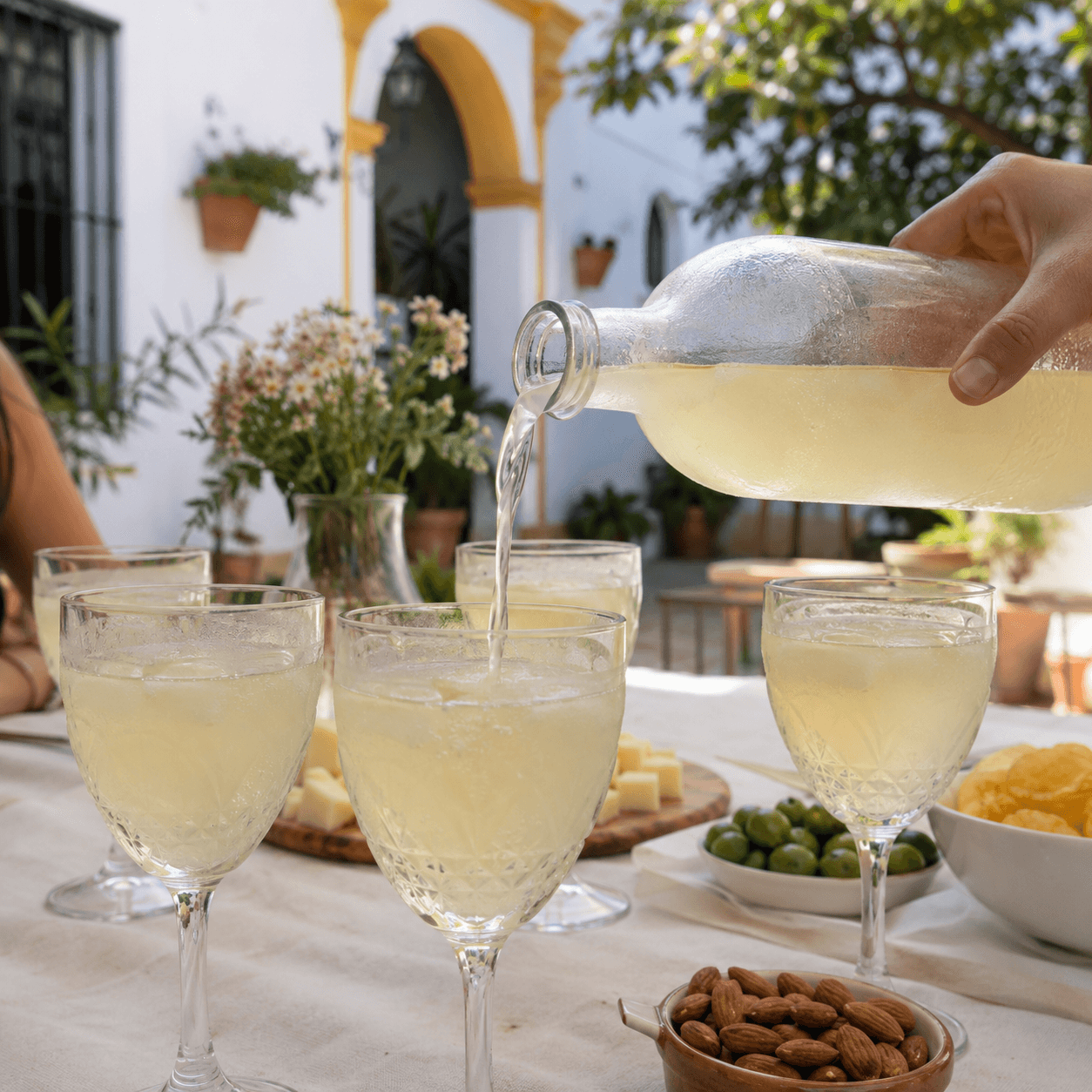 Kéfir de agua artesanal servido frío en el Aljarafe