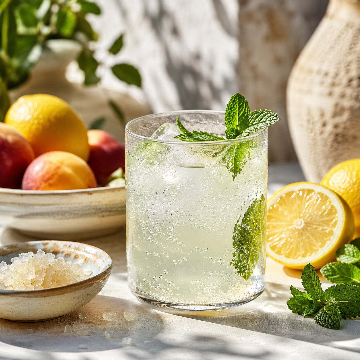 Vaso de kéfir de agua artesanal elaborado en Sevilla