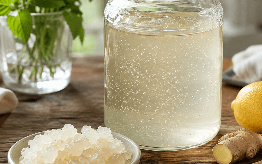Tíbicos utilizados en la fermentación del kéfir de agua