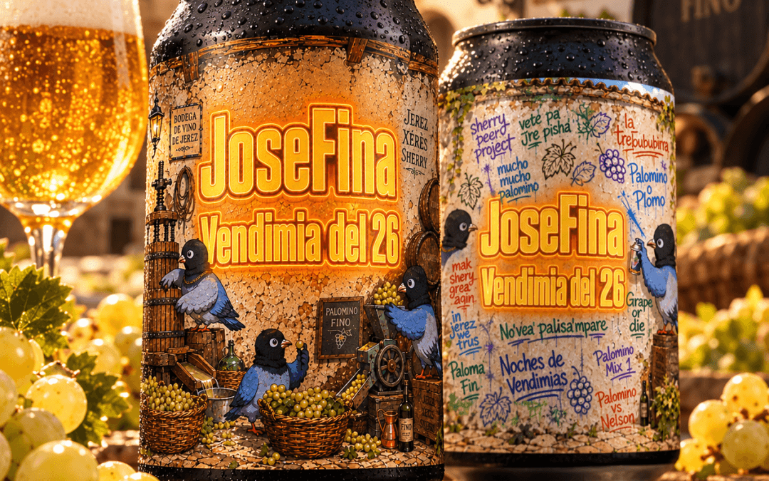 latas de josefina grape ale en una mesa