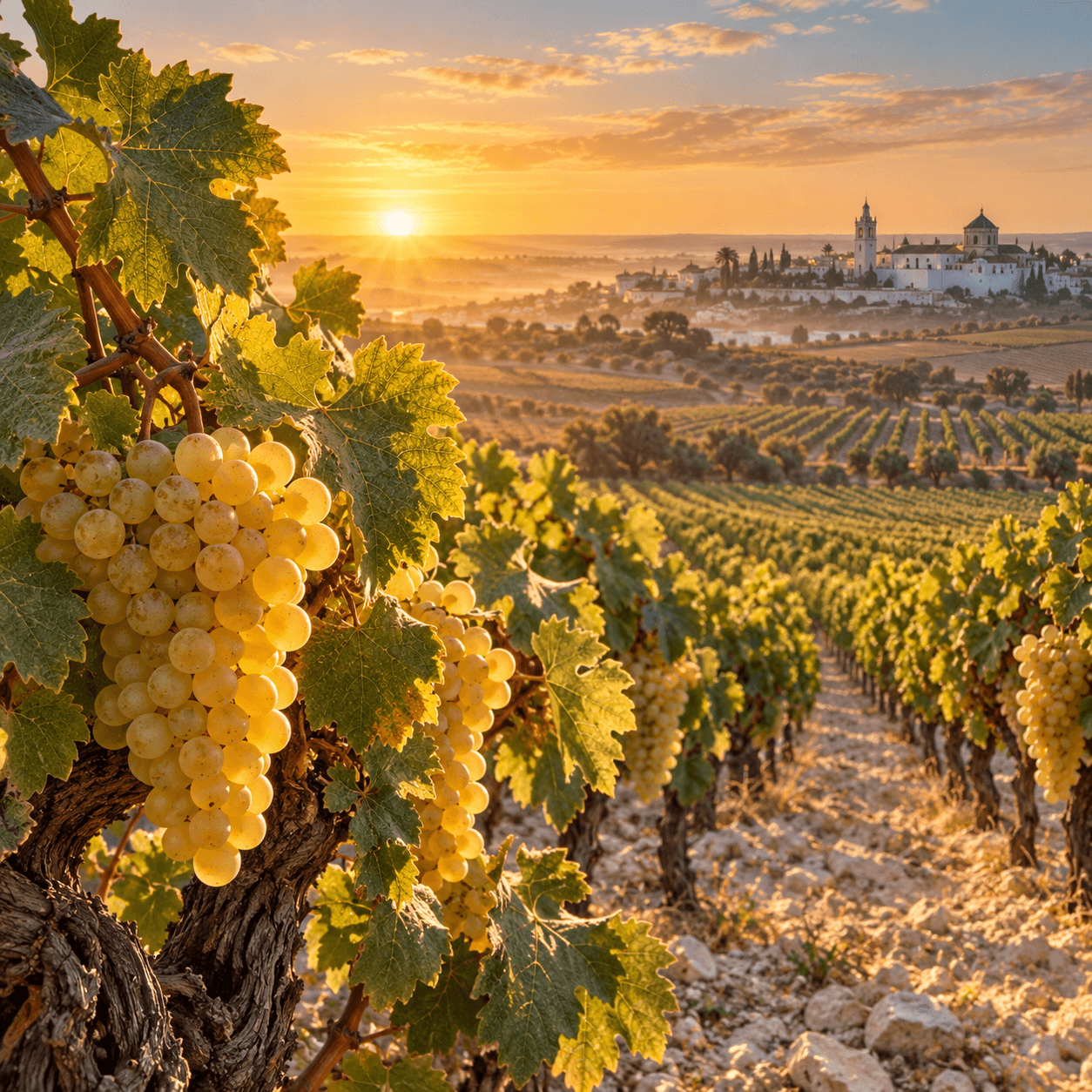 viñedo de palomino fino