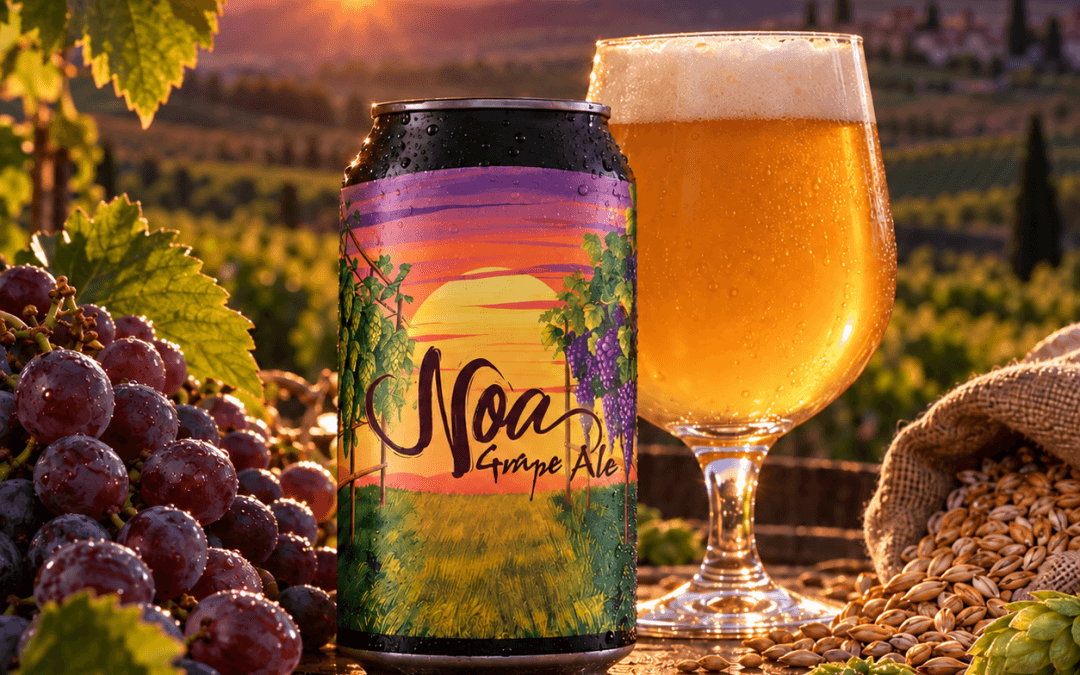 Noa Grape Ale: una cerveza nacida de la amistad, la familia y la fermentación